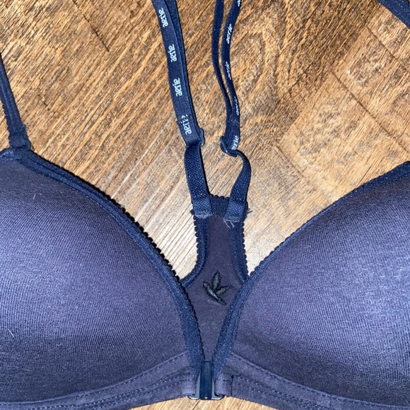 (CLOSET CLOSING FINAL SALE) Aerie Racerback Front Closure Clasp Cotton Bra - Picture 2 of 4